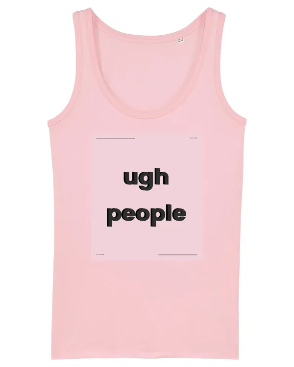 ugh people Cotton Pink
