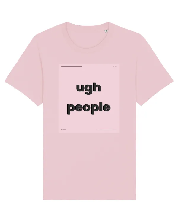 ugh people Cotton Pink