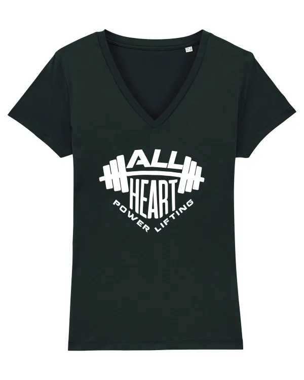 All Heart Power lifting Tricou mânecă scurtă guler V Damă Evoker