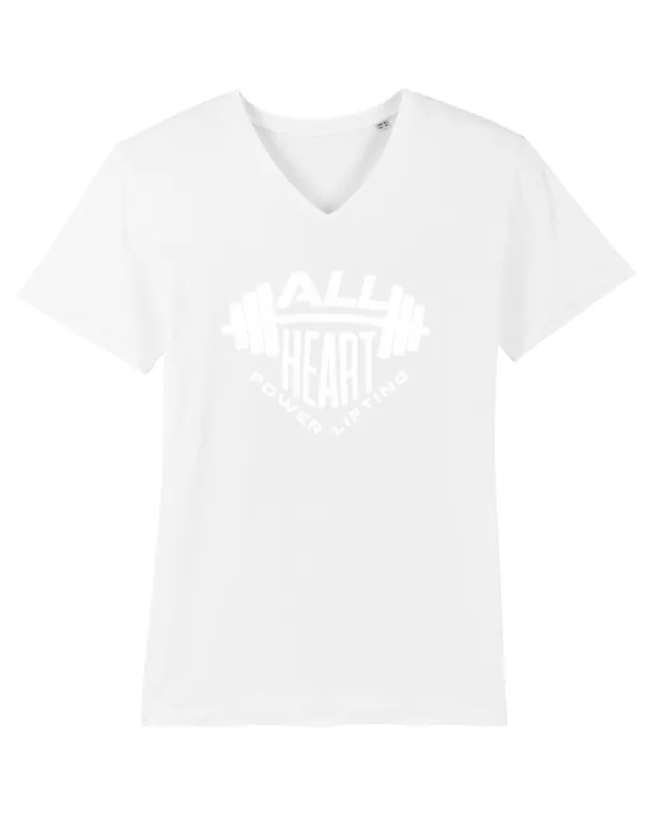All Heart Power lifting Tricou mânecă scurtă guler V Bărbat Presenter