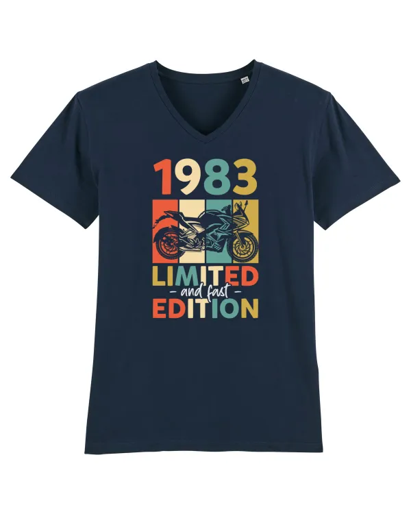 1983 - Limited and fast edition Tricou mânecă scurtă guler V Bărbat Presenter