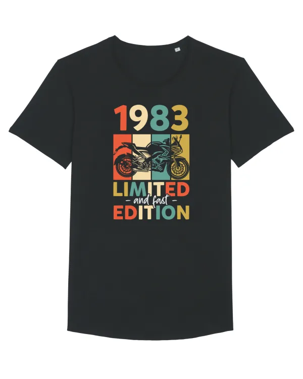 1983 - Limited and fast edition Tricou mânecă scurtă guler larg Bărbat Skater