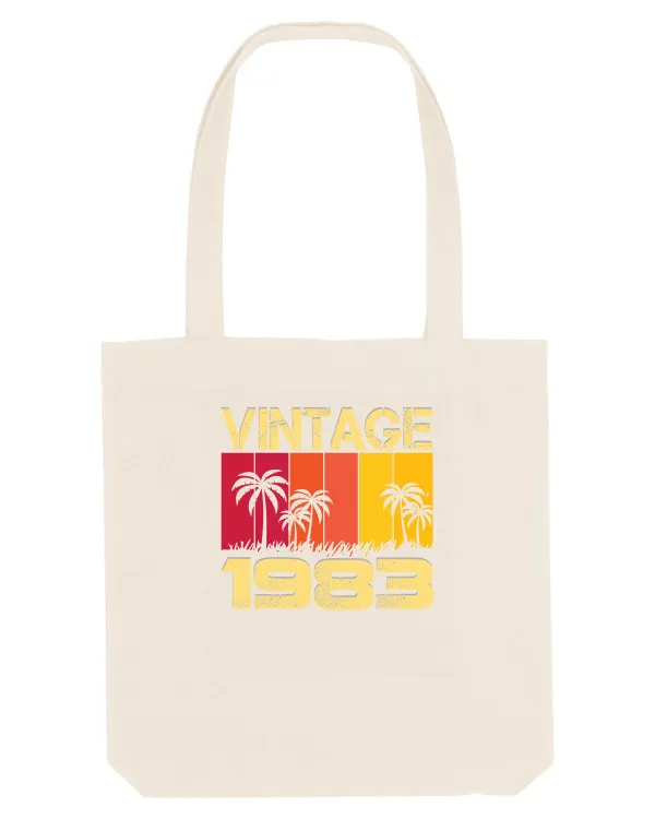 Vintage 1983 - sunny palm trees Natural