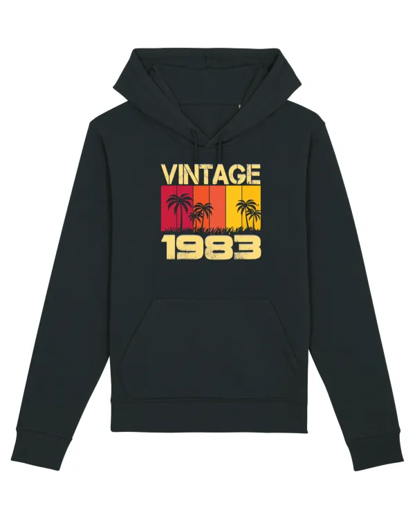 Vintage 1983 - sunny palm trees Black