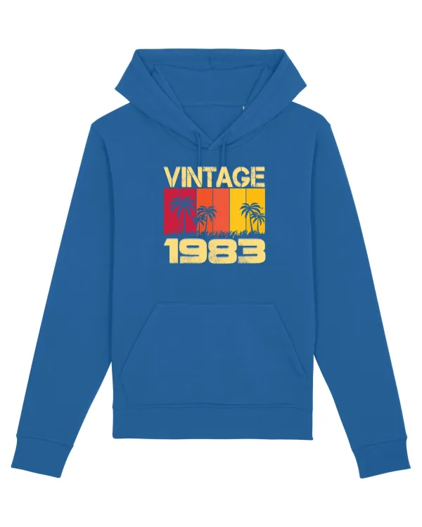 Vintage 1983 - sunny palm trees Royal Blue
