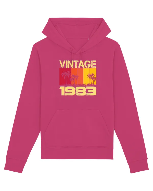 Vintage 1983 - sunny palm trees Raspberry