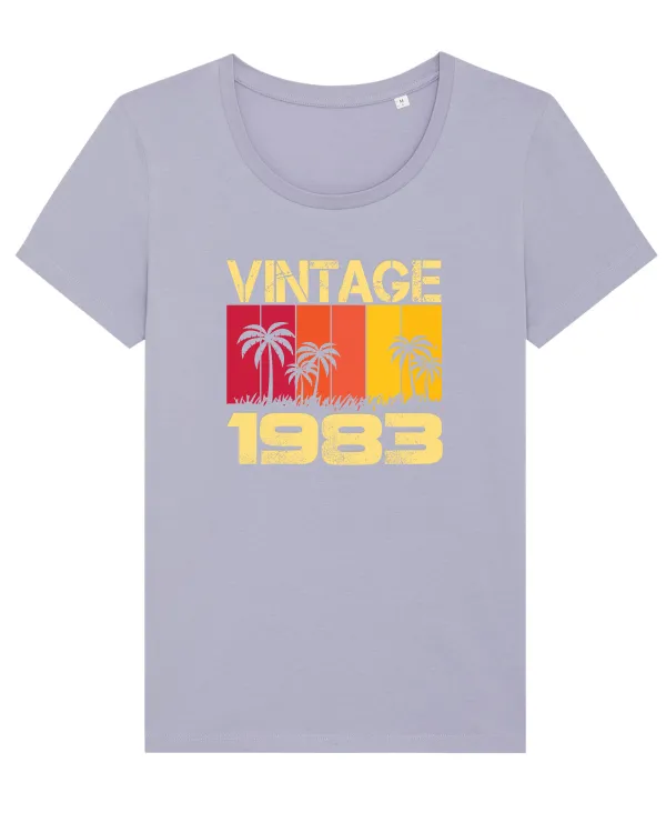 Vintage 1983 - sunny palm trees Lavender