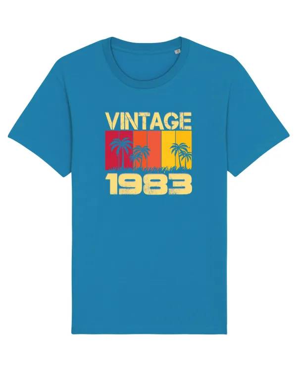 Vintage 1983 - sunny palm trees Azur