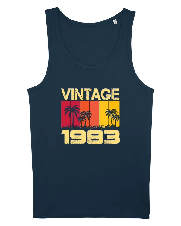 Vintage 1983 - sunny palm trees Navy