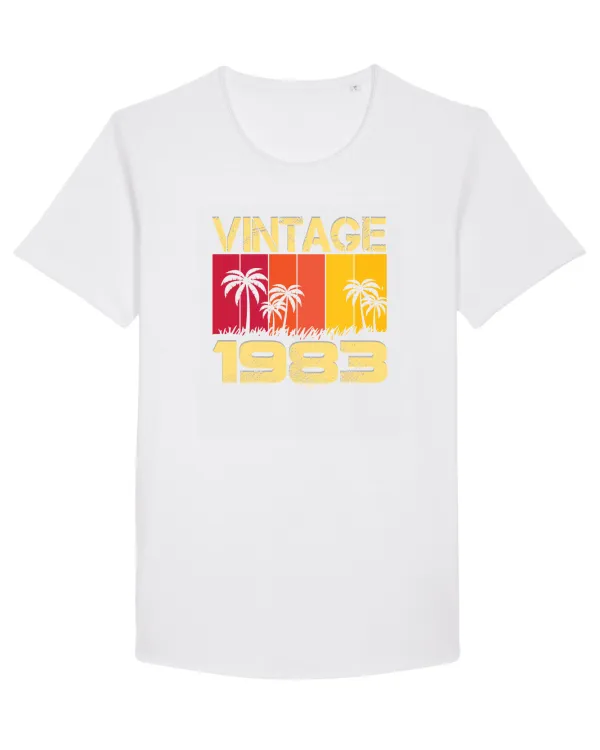 Vintage 1983 - sunny palm trees White