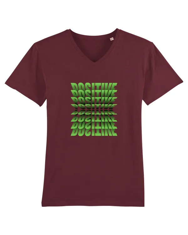 Positive Tricou mânecă scurtă guler V Bărbat Presenter
