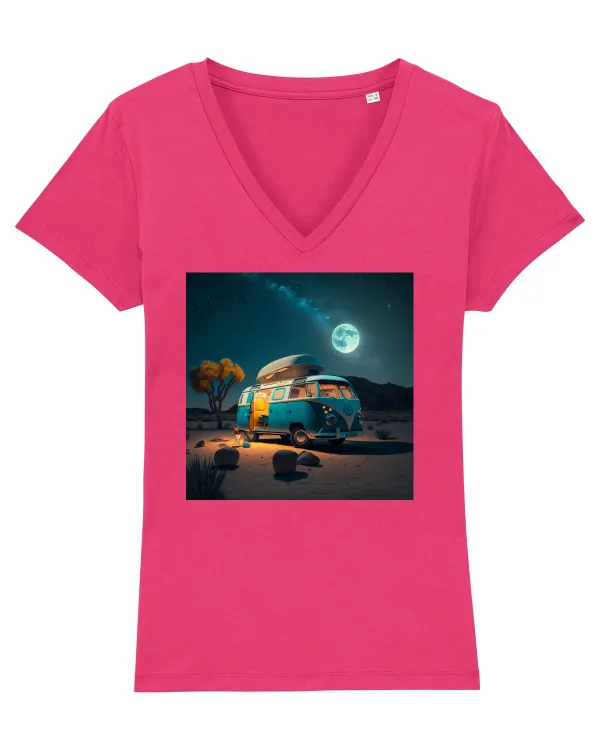 Another Camper Tricou mânecă scurtă guler V Damă Evoker