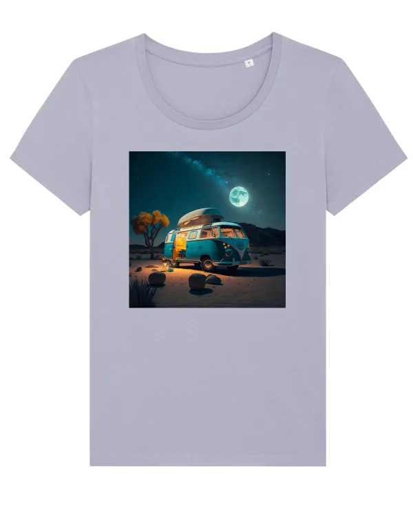 Another Camper Tricou mânecă scurtă guler larg fitted Damă Expresser