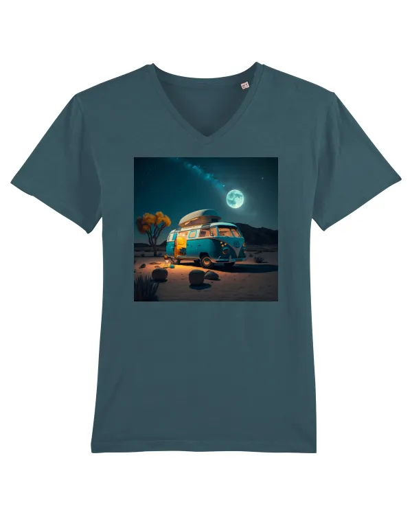 Another Camper Tricou mânecă scurtă guler V Bărbat Presenter