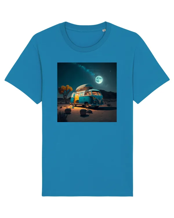 Tricou mânecă scurtă Unisex Rocker Azur