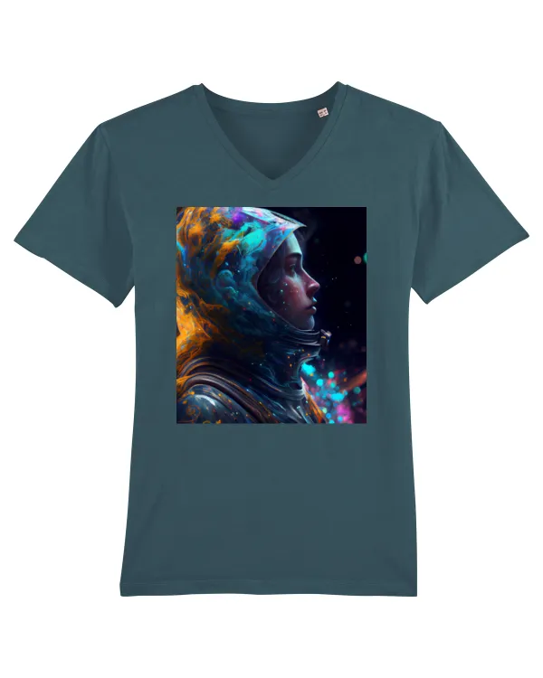 DIGITAL ART 55 Tricou mânecă scurtă guler V Bărbat Presenter