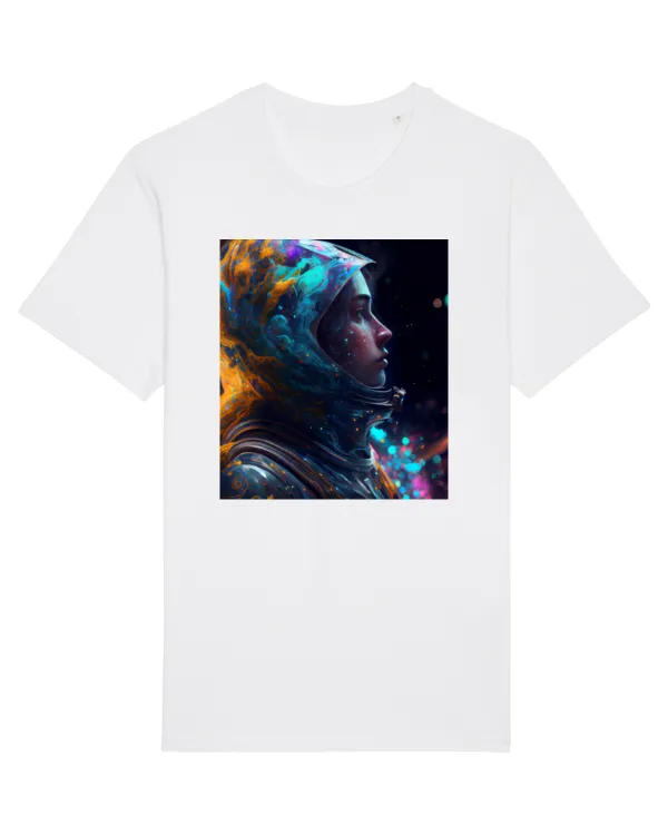 Tricou mânecă scurtă Unisex Rocker White