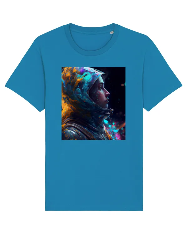 Tricou mânecă scurtă Unisex Rocker Azur