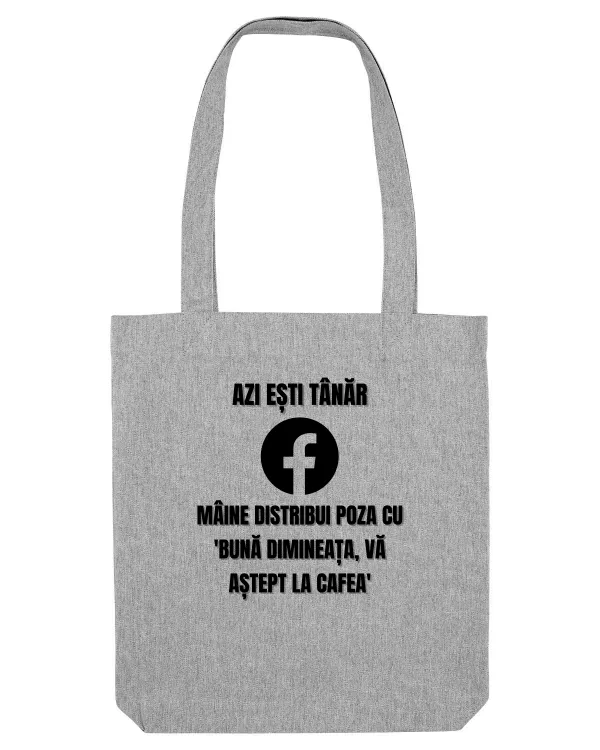 Azi esti tanar maine distribui poza cu buna dimineata va astept la cafea Heather Grey