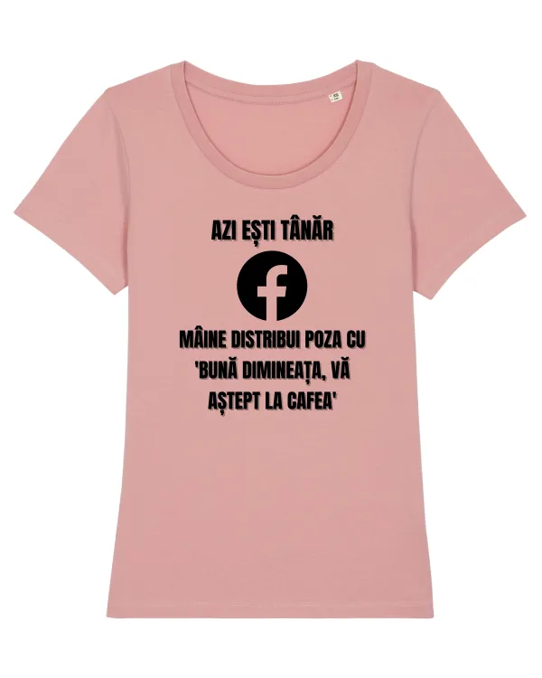 Azi esti tanar maine distribui poza cu buna dimineata va astept la cafea Canyon Pink