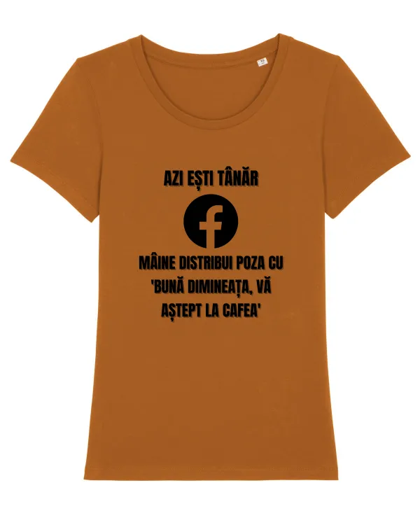 Azi esti tanar maine distribui poza cu buna dimineata va astept la cafea Roasted Orange