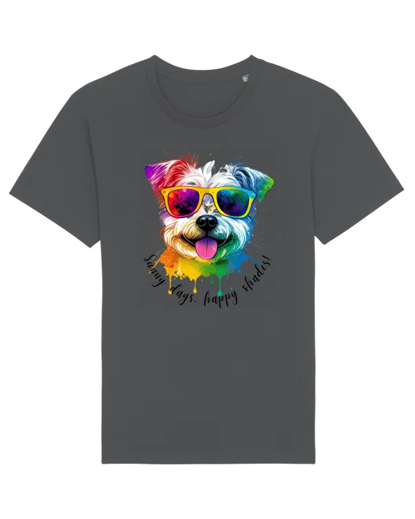 Tricou mânecă scurtă Unisex Rocker Anthracite