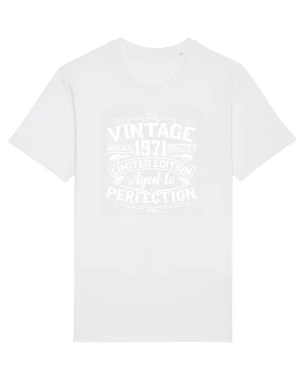 Vintage original 1971 quality limited edition aged to perfection, Aniversar White