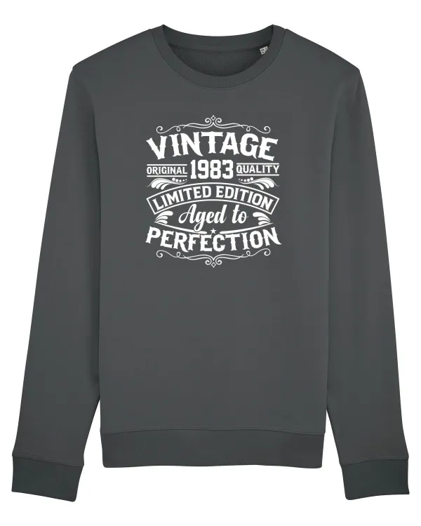 Vintage original 1983 quality limited edition aged to perfection, Aniversar Anthracite