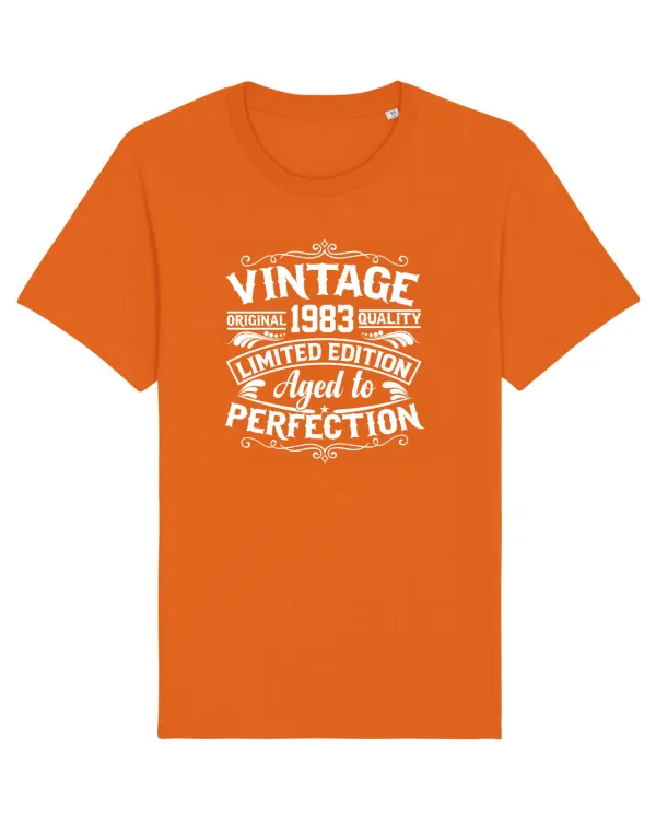 Vintage original 1983 quality limited edition aged to perfection, Aniversar Bright Orange