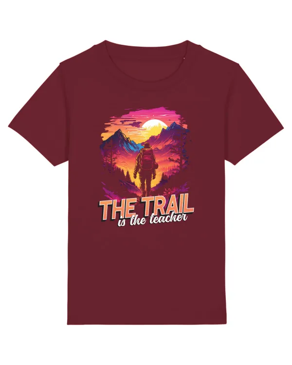 in stil synthwave - The trail is the teacher Tricou mânecă scurtă  Copii Mini Creator