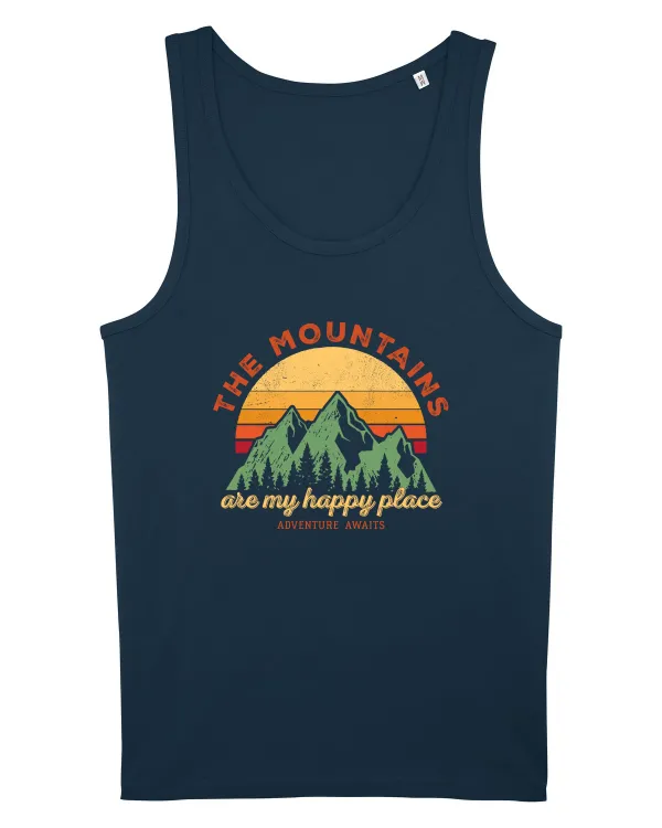 The mountains are my happy place Maiou Bărbat Runs