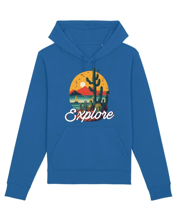 Explore - plaja cu cactusi si apus de soare Royal Blue