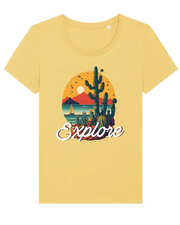 Explore - plaja cu cactusi si apus de soare Jojoba