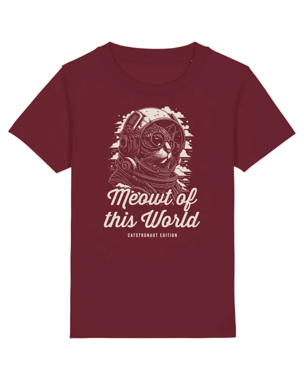 Meout of this world Tricou mânecă scurtă  Copii Mini Creator