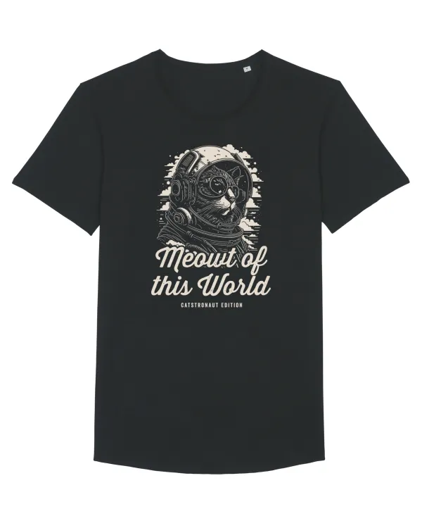 Meout of this world Tricou mânecă scurtă guler larg Bărbat Skater