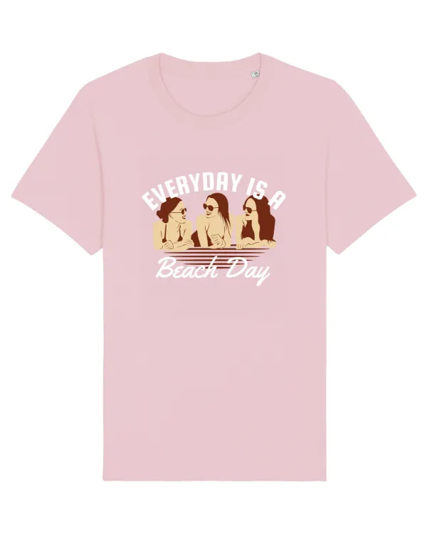 Tricou mânecă scurtă Unisex Rocker Cotton Pink