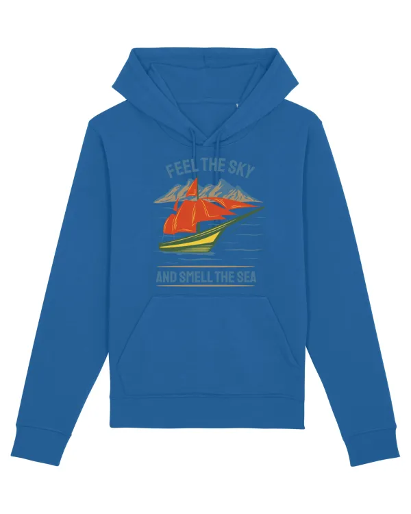 Feel the Sky and Smell the Sea Royal Blue