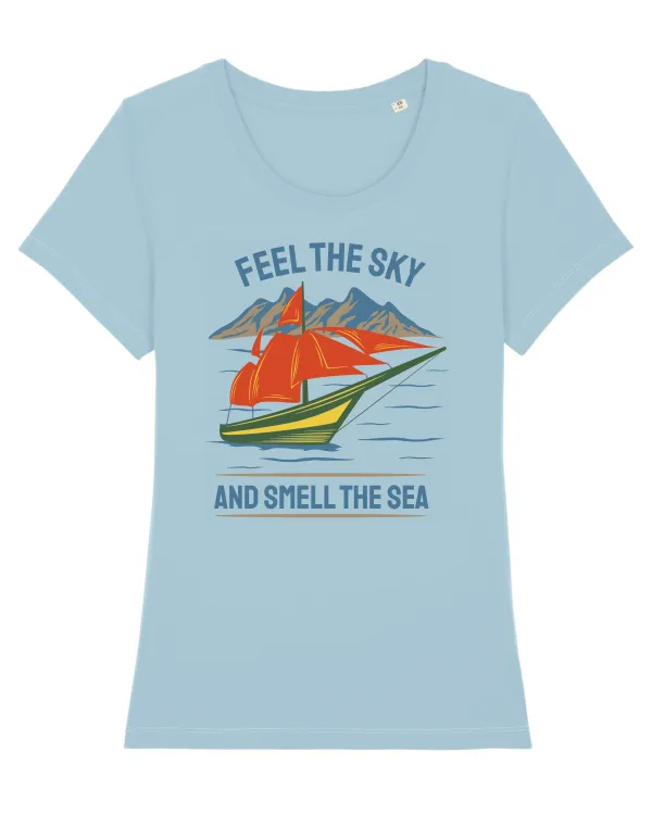 Feel the Sky and Smell the Sea Sky Blue