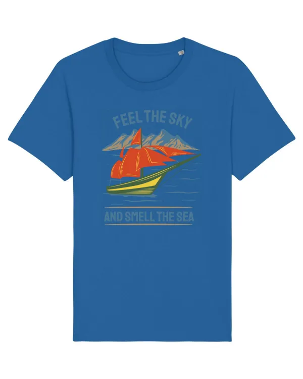 Feel the Sky and Smell the Sea Royal Blue