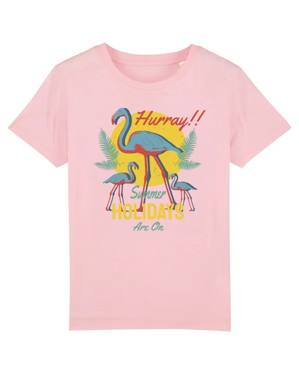 Hurray! Summer Holidays are On Cotton Pink