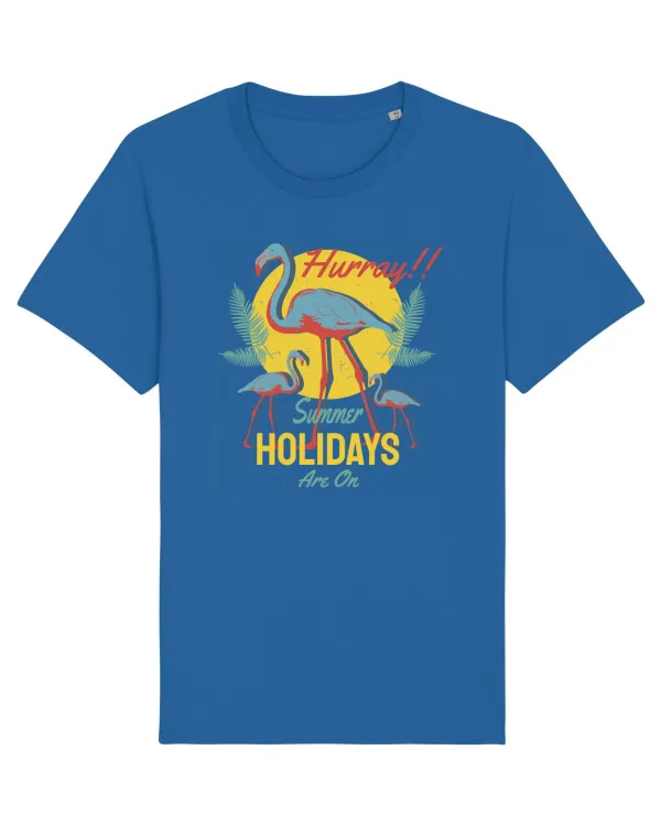 Hurray! Summer Holidays are On Royal Blue