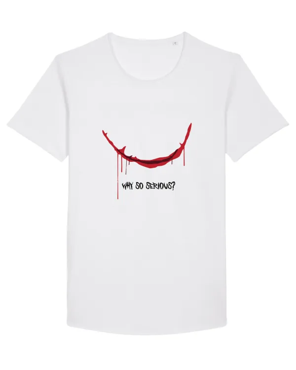 Why so serious? Tricou mânecă scurtă guler larg Bărbat Skater