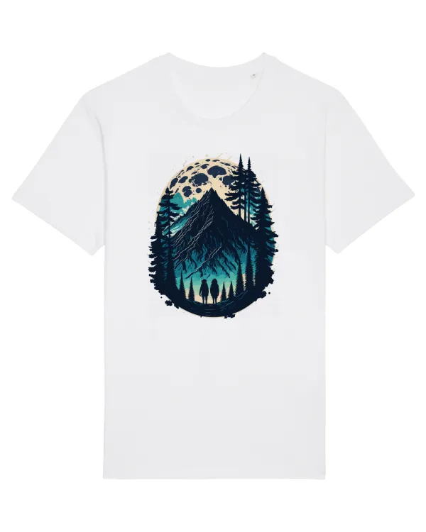 Tricou mânecă scurtă Unisex Rocker White