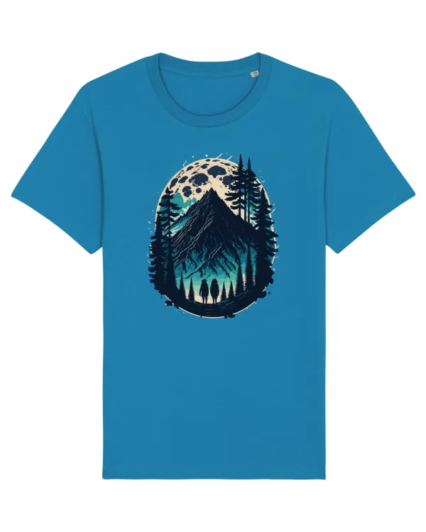 Tricou mânecă scurtă Unisex Rocker Azur