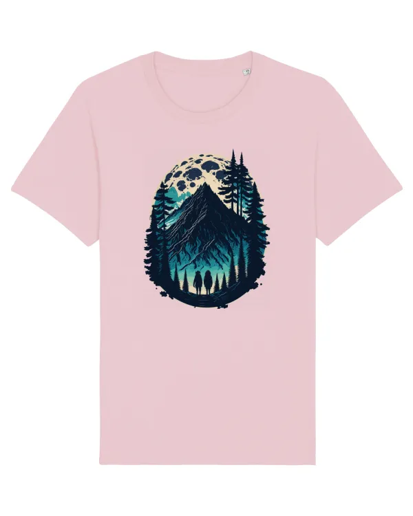 Tricou mânecă scurtă Unisex Rocker Cotton Pink