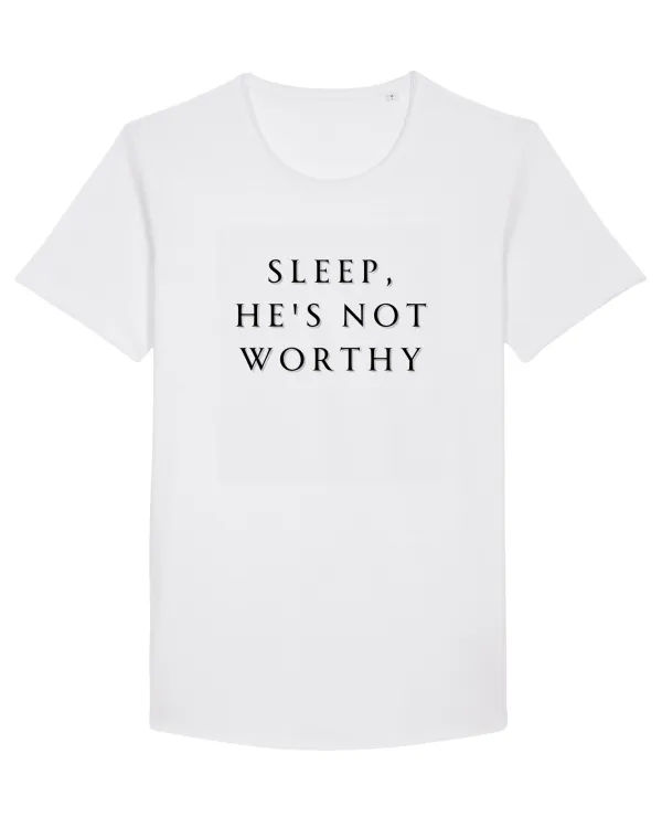sleep he s not worthy Tricou mânecă scurtă guler larg Bărbat Skater