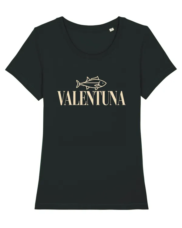 VALENTUNA Tricou mânecă scurtă guler larg fitted Damă Expresser