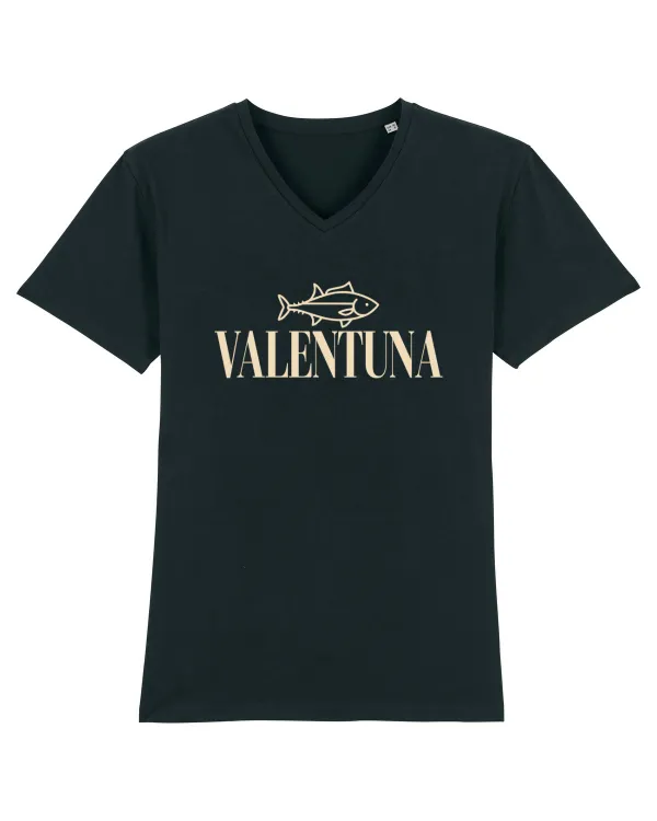 VALENTUNA Tricou mânecă scurtă guler V Bărbat Presenter