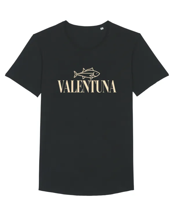 VALENTUNA Tricou mânecă scurtă guler larg Bărbat Skater