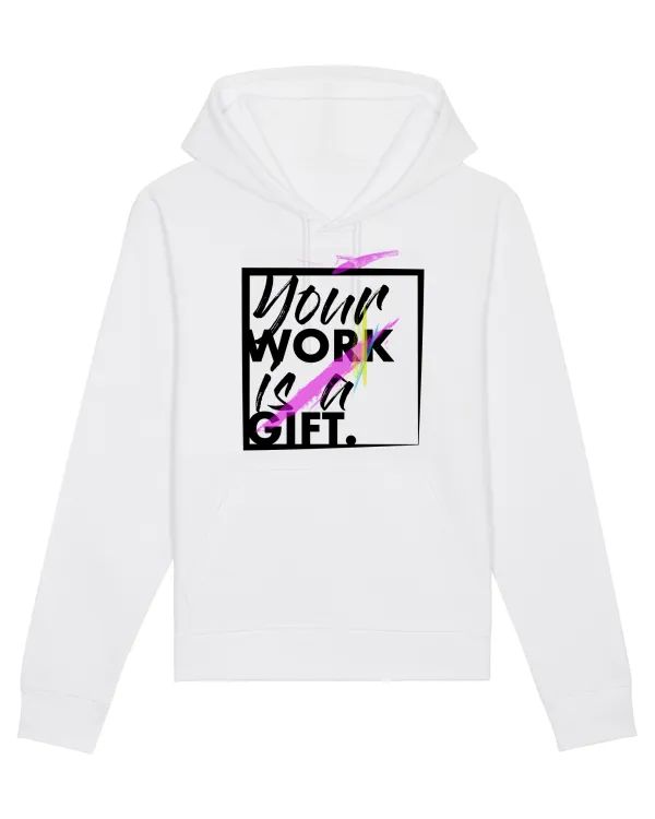 Your Work is a Gift Black Hanorac Unisex Drummer